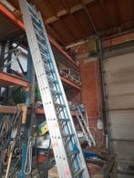Alu ladder met koord 3x18, Ladder, Ophalen of Verzenden, Zo goed als nieuw