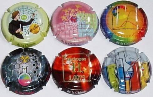Champagne capsules - Generieken  Chimie (G 808), Collections, Collections complètes & Collections, Envoi