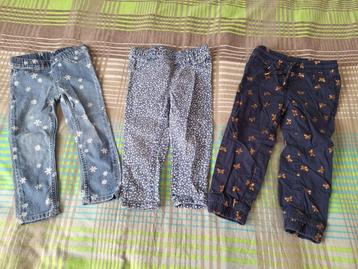 3 lange broeken maat 92 beschikbaar voor biedingen