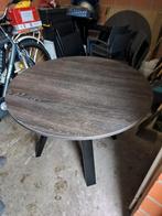 Kusch + co tuintafel en stoelen, Tuin en Terras, Tuintafels, Ophalen, Zo goed als nieuw, Rond, Kunststof