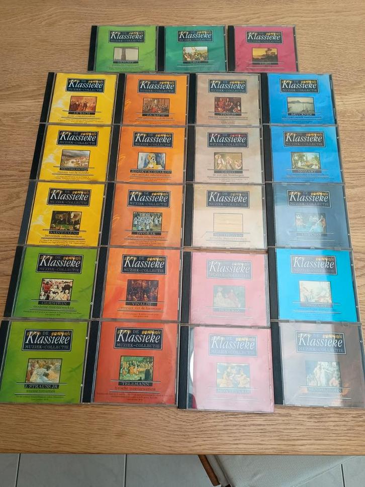23 CD's : De klassieke muziek - collectie, Cd's en Dvd's, Cd's | Klassiek, Ophalen of Verzenden