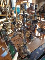 3 chandeliers en laiton noir 35cm 25€ la pièce, Antiquités & Art, Antiquités | Bronze & Cuivre, Enlèvement