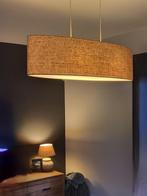 Luster/plafondlamp+tafellamp, Huis en Inrichting, Lampen | Plafondlampen, Landelijk, Stof, Zo goed als nieuw, Ophalen