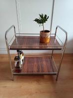 Vintage barkruk van Formica en chroom, Ophalen, Zo goed als nieuw