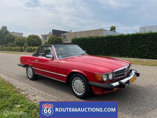Mercedes-Benz 560 SL | 1986 | Route 66 Auctions, Auto's, Oldtimers, Bedrijf, Te koop, Mercedes-Benz, Benzine, Overige carrosserie