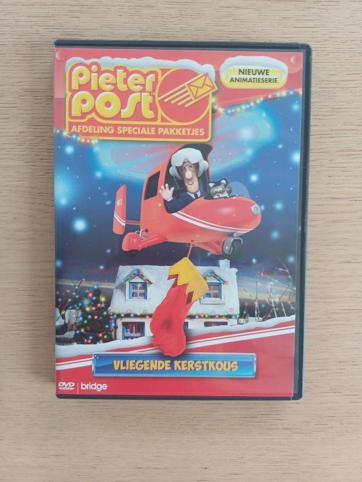 Pieter Post "Vliegende Kerstkous" DVD, Cd's en Dvd's, Dvd's | Kinderen en Jeugd, Zo goed als nieuw, Tv fictie, Poppen, Alle leeftijden