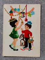 carte postale vintage avec des enfants, Collections, Affranchie, Enfants, Enlèvement ou Envoi