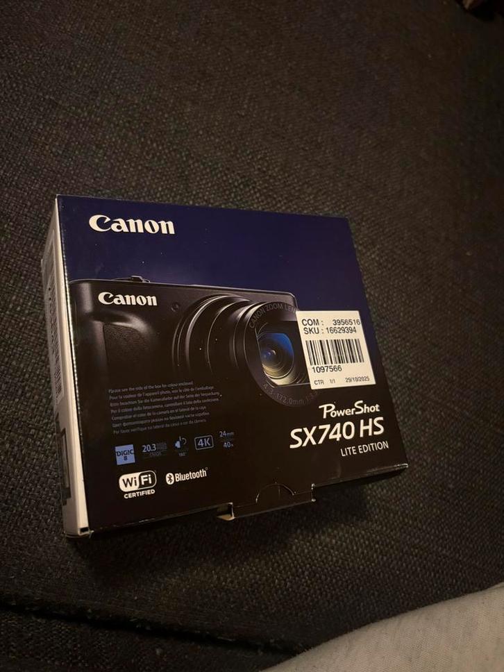 Canon PowerShot SX740 HS – Zilver | Zo goed als nieuw, Audio, Tv en Foto, Fotocamera's Digitaal, Compact, Canon, 8 keer of meer