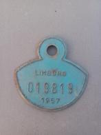 Fietsplaat 1957 Limburg, Ophalen