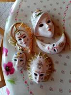 5 masques de collection en faience, Ophalen, Zo goed als nieuw
