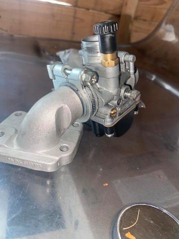 17,5mm dellorto+spruitstuk malossi set beschikbaar voor biedingen