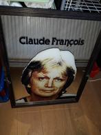 Grand Miroir Claude Francois en couleurs, Moins de 100 cm, Comme neuf, Enlèvement, 50 à 75 cm