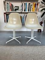 Set van 2 vintage Eames Lafonda - Herman Miller, Huis en Inrichting, Ophalen, Zo goed als nieuw, Wit