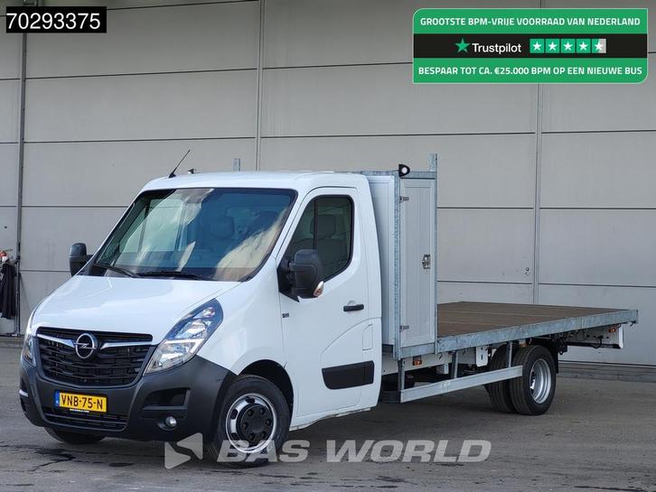 Opel Movano 165PK Open Laadbak Dubbellucht 3,5t Trekhaak LED, Auto's, Bestelwagens en Lichte vracht, Bedrijf, Te koop, Airconditioning