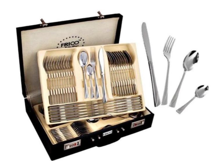 FRICO Bestekset - 72-delig - Luxe Opbergkoffer. Nieuw!!, Huis en Inrichting, Keuken | Bestek, Nieuw, Bestekset, Overige materialen