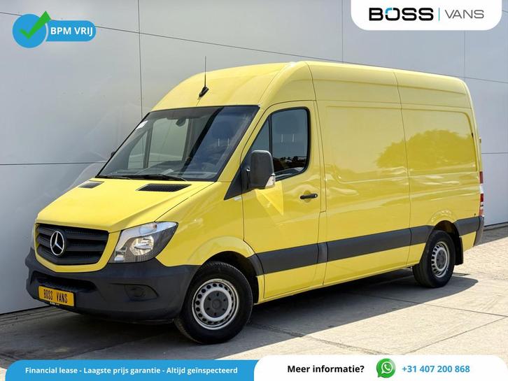 Mercedes-Benz Sprinter 319 3.0 CDI V6 Automaat L2H2 Climate, Auto's, Bestelwagens en Lichte vracht, Bedrijf, Te koop, ABS, Achteruitrijcamera