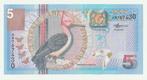 Suriname 5 Gulden bankbiljet 2000 UNC, Ophalen of Verzenden