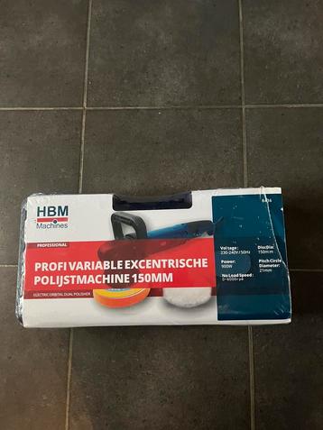 HBM Profi Excentrische Polijstmachine 150mm – Nieuw in doos! beschikbaar voor biedingen