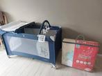 Reisbed Renolux OpticZ en matras/matrasbeschermer en lakens, Kinderen en Baby's, Babyparken, Ophalen, Zo goed als nieuw