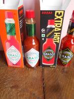 tabasco, nieuw 2 flesjes, scorpion and hot, Ophalen of Verzenden
