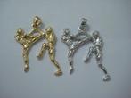 kickboksen muay thai boksen hangers double / zilver -25%, Ophalen of Verzenden, Nieuw, Overige