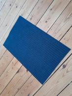 Donkerblauwe deurmat in ribbeltextuur, Tuin en Terras, Deurmatten, Ophalen of Verzenden, Zo goed als nieuw, Binnen, Droogloopmat