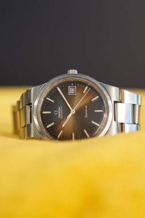 Omega Genève, Handtassen en Accessoires, Horloges | Heren, Gebruikt, Polshorloge, Omega, Staal, Staal, Ophalen of Verzenden