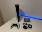 PS5 Slim Disc (1Tb) + 1 Controller + 1 Game, Games en Spelcomputers, Spelcomputers | Sony PlayStation 5, Ophalen, Zo goed als nieuw