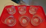 Set van 6 "golf"glazen, Ophalen of Verzenden, Gebruikt