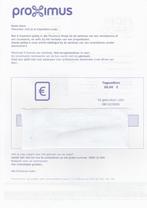 3 x 20 euro cadeaubonnen Proximus shop, Eén persoon, Cadeaubon, Warenhuis- of Winkelbon