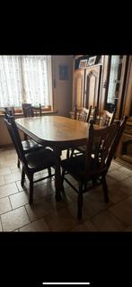 Table en bois massif, Ophalen, Ancien, Gebruikt, Eikenhout
