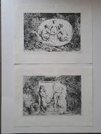 Bacchanales Jean Honore Fragonard (1732-1806), Antiek en Kunst, Kunst | Etsen en Gravures, Ophalen of Verzenden