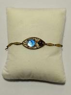Vergulde religieuze armbandjuwelen, Handtassen en Accessoires, Antieke sieraden, Ophalen, Overige materialen, Armband