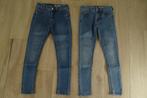 Set van 2 identieke jeansbroeken Hema skinny fit maat 128, Kinderen en Baby's, Kinderkleding | Maat 128, Broek, Meisje, Ophalen of Verzenden