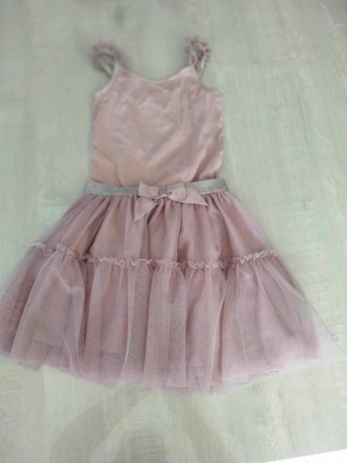 set feestrokje & top H & M maat 110 - 116 roze, Kinderen en Baby's, Kinderkleding | Maat 116, Zo goed als nieuw, Meisje, Setje
