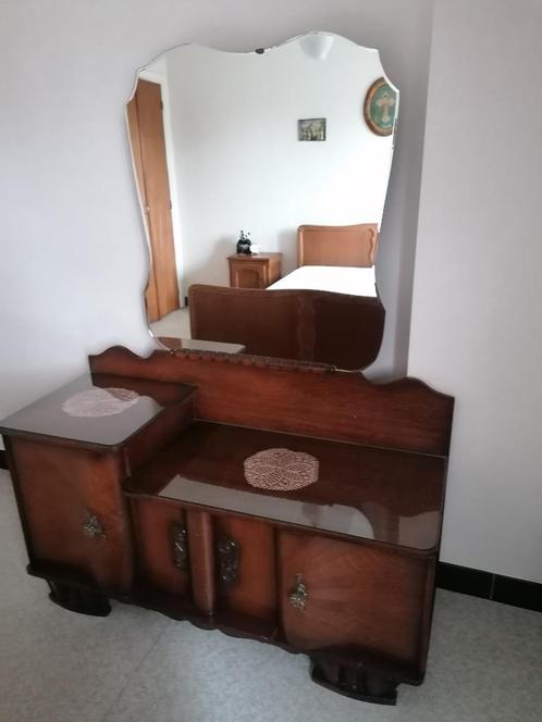 Kast met geslepen spiegel, Huis en Inrichting, Woonaccessoires | Spiegels, Gebruikt, Ophalen
