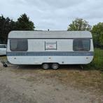 Caravan Adria 5,5m werfkeet stacaravan camping bouw paarden, Ophalen