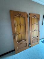 Massieve eiken deuren, Doe-het-zelf en Bouw, Deuren en Vliegenramen, Ophalen, Zo goed als nieuw