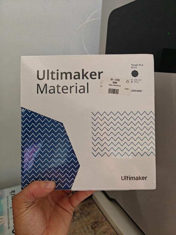 Ultimaker 3D Filament - Tough PLA - Black, Computers en Software, 3D-printerbenodigheden, Nieuw, Ophalen of Verzenden