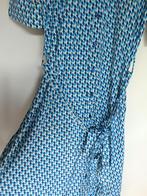 Jurk blauw motief M, Kleding | Dames, Ophalen, Maat 38/40 (M), Blauw