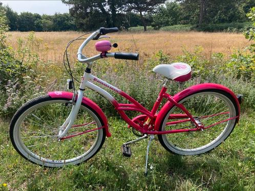 26inch banana moon beachbike fuschia meisjesfiets, Fietsen en Brommers, Fietsen | Cruisers en Lowriders, Zo goed als nieuw, Ophalen