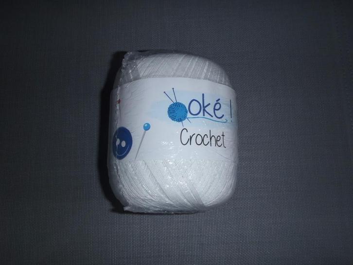 boule de fil coton mercerisé blanc, Hobby & Loisirs créatifs, Couture & Fournitures, Neuf, Autres types, Enlèvement