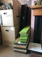 glazen vitrinekast, Huis en Inrichting, Kasten | Vitrinekasten, Ophalen, Gebruikt, 50 tot 100 cm, Glas