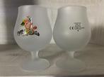 22/ Lot de 2 Verres Cuvée des Trolls M12 contenance 25cl, Verzamelen, Ophalen of Verzenden, Zo goed als nieuw, Bierglas
