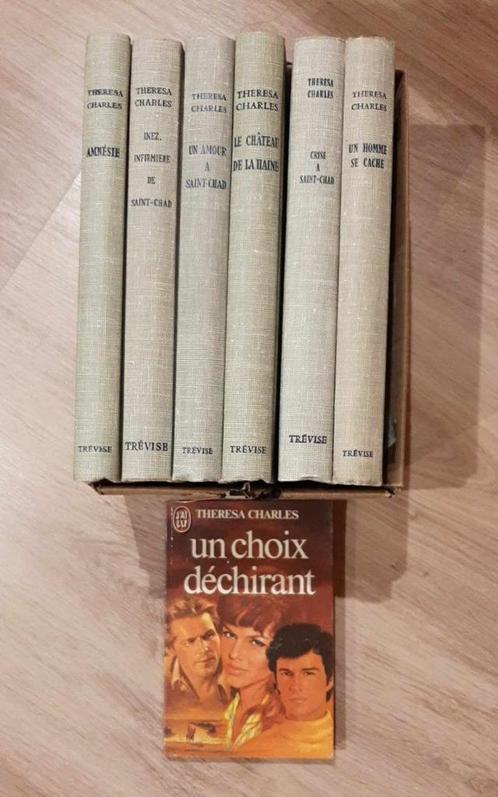 lot 7 livres de Theresa Charles, Livres, Romans, Comme neuf, Europe autre, Enlèvement ou Envoi