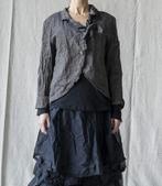 Les Ours/Collection Hiver/Vestes  Veste Églantine lin noir ., Maat 38/40 (M), Zwart, Nieuw, Ophalen of Verzenden