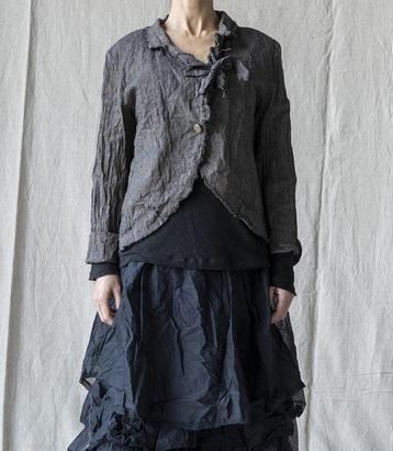 Les Ours/Collection Hiver/Vestes  Veste Églantine lin noir . beschikbaar voor biedingen