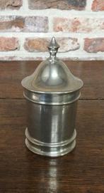 Portugees Tinnen Potje met Deksel, Antiek en Kunst, Antiek | Tin, Ophalen