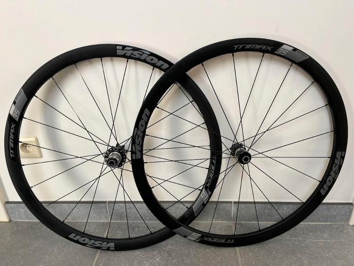 Vision Trimax 35 SC Disc Wielset Centerlock, Fietsen en Brommers, Fietsonderdelen, Zo goed als nieuw, Racefiets, Wiel, Ophalen