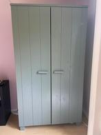 Groene kleerkast Woood, Huis en Inrichting, Kasten | Kleerkasten, Ophalen, 100 tot 150 cm, Met hangruimte, Zo goed als nieuw